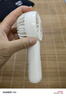 名創(chuàng  )優(yōu)品（MINISO）【7葉冷風(fēng)】小風(fēng)扇手持小型便攜迷你小風(fēng)扇超長(cháng)續航靜音充電款usb小電扇帶掛繩底座桌面宿舍隨身 冰川白【冰感7葉冷風(fēng)】輕巧便攜 2000mAh 曬單實(shí)拍圖