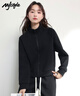 MJ STYLE立領(lǐng)開衫外套女2025秋季寬松休閑百搭短款小個(gè)子運(yùn)動(dòng)風(fēng)長袖上衣 曬單實(shí)拍圖