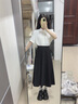 伯德小姐白色面試短袖襯衫女夏季小個(gè)子職業(yè)上衣教資穿搭正裝襯衣 曬單實(shí)拍圖