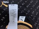 彪馬（PUMA）純棉印花休閑短袖T恤男子夏季刺繡圓領運動上衣532663 黑色-全印花-01 L (180/100A) 曬單實拍圖