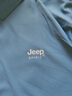 JEEP SPIRIT吉普夏季冰絲Polo衫男士2025新款翻領(lǐng)短袖T恤休閑商務(wù)大碼上衣服2308豆綠色4XL 體重170-190斤 曬單實(shí)拍圖