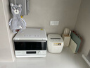 東芝（TOSHIBA）【國家補(bǔ)貼】蒸烤箱一體機(jī)東芝小白茶E200家用蒸烤炸一體烤箱空氣炸ER-E200A純白20L 曬單實拍圖
