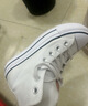 匡威（Converse）官方 All Star Lift女經(jīng)典厚底鞋帆布小白鞋560846C 560846C/白色 38 曬單實(shí)拍圖