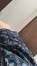 悅內(nèi)老錢(qián)風(fēng)睡衣女夏季夏款短袖短褲純棉家居服休閑時(shí)尚可外穿薄款套裝 23151青石藍(lán) L (165) 【體重110-120斤】 曬單實(shí)拍圖
