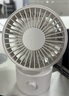 無(wú)印良品（MUJI） 無(wú)線(xiàn)桌上風(fēng)扇 低噪音風(fēng)扇 搖頭式 USB電風(fēng)扇小風(fēng)扇便攜 粉色 曬單實(shí)拍圖