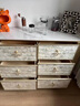Mamorino德國品牌輕奢五斗柜實(shí)木臥室客廳收納儲物柜現代貝殼裝飾抽屜柜 香檳色六斗柜 120*40*90CM 曬單實(shí)拍圖
