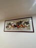 出寫(xiě)八駿圖掛畫(huà)客廳帶框馬到成功裝飾畫(huà)辦公室開(kāi)業(yè)送禮萬(wàn)馬奔騰國(guó)畫(huà) A款 馬到成功-八駿圖 120cm*40cm 【紅木色實(shí)木框+有機(jī)玻璃】 曬單實(shí)拍圖