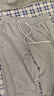 頂峰保羅（Dingfengbaoluo）休閑褲男秋季潮牌直筒闊腿寬松時(shí)尚百搭運(yùn)動(dòng)衛(wèi)長(zhǎng)褲子206灰色L 曬單實(shí)拍圖