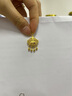 周生生黃金吊墜 足金男女款健康快樂生日禮物 不含項(xiàng)鏈91005P計(jì)價(jià) 6.3克 曬單實(shí)拍圖