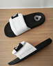 耐克（NIKE）官方OFFCOURT ADJUST男拖鞋秋季魔術(shù)貼一字拖室內(nèi)DQ9624 100山峰白/山峰白/黑 42.5 曬單實拍圖