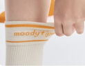 moodytiger兒童襪子防滑透氣夏季柔軟親膚女童中筒襪舒適彈力拼色男童運動襪 曬單實拍圖