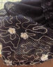 額倜遮白發(fā)帽薄款新款頭飾帽寬邊發(fā)帶帽女時(shí)尚媽媽包頭巾蕾絲發(fā)箍頭箍 繡花[頭巾]黑色 曬單實(shí)拍圖