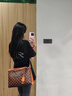 COOGI包包女款2025年輕奢女士斜挎手提托特包節日禮物送女友老婆 咖啡 35*26*13cm 曬單實(shí)拍圖
