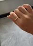 周生生 18K金戒指黃色黃金戒指鉆石戒指結(jié)婚鉆戒女款排鉆86455R 13圈 曬單實(shí)拍圖