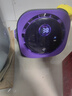 馳族桌面小風扇小型家用電風扇噴霧制冷靜音辦公室桌大風力usb充插電款迷你超長續(xù)航學生宿舍床便攜式 充電款【戴森紫】100檔大冷風16℃冰霧 靜音無聲 曬單實拍圖