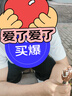 大嘴猴（paul frank）褲子男士夏季直筒寬松休閑褲男美式闊腿男褲 黑色 XL 曬單實拍圖