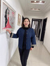恒源祥2025新款媽媽春裝洋氣針織外套中老年女春秋時尚寬松圓領(lǐng)開衫上衣 藏青色 M 曬單實拍圖