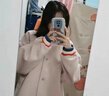 SNYDER WEAR2025新款外套女美式復古長袖棒球服外套韓版學院風甜美減齡外套女 淺粉色 常規(guī) M 建議80-100斤 曬單實拍圖