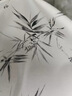 大碼冰絲國(guó)風(fēng)闊腿褲女夏季薄款新款寬松垂感胖mm顯瘦休閑直筒褲子 白葉花 L 曬單實(shí)拍圖