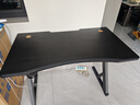 華菲麗電腦桌電競桌椅套裝臺式桌辦公桌簡(jiǎn)易書(shū)桌電腦桌椅一體桌 S3升級弧形桌面+黑架 120*60*75-Z款 曬單實(shí)拍圖