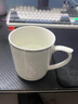 宜宜陶瓷如意蓋杯350ml 帶蓋馬克杯 辦公開會會議會務(wù)招待茶杯水杯子 曬單實(shí)拍圖