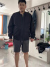 SUSTYLE高端奢侈品男裝高檔立領(lǐng)夾克男士2025春秋時(shí)尚休閑外套男款 漫暮黑 常規(guī) 3XL 【175-190斤】 曬單實(shí)拍圖