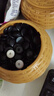 牧和圍棋五子棋兒童361顆學(xué)生仿竹編罐加厚皮革圍棋棋盤套裝mh050 曬單實拍圖