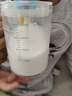 富光玻璃杯家用兒童牛奶杯子帶刻度吸管水杯男女寶寶沖泡奶粉杯帶把手 曬單實拍圖