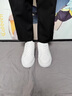 卡賓板鞋男鞋夏季夜光透氣小白鞋子男士運動休閑鞋平底網(wǎng)面鞋炸街潮鞋 白色 41 曬單實拍圖