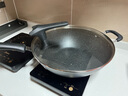 蘇泊爾（SUPOR）炒鍋麥飯石色不粘鍋無(wú)油煙炒菜鍋燃?xì)怆姶艩t通用 34cm 【4~7人適用】 曬單實(shí)拍圖