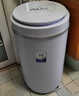 奧克斯（AUX）脫水機(jī)家用大容量不銹鋼甩干機(jī)甩干桶 小型宿舍公寓出租房單脫水甩干迷你脫水桶大家電器 10斤鋼桶款【不銹鋼桶一鍵啟動(dòng)平穩(wěn)運(yùn)作干至九成】 曬單實(shí)拍圖