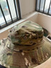 斑納塞迷彩圓邊奔尼帽戶(hù)外軍迷登山騎行面罩野營(yíng)釣魚(yú)保暖防曬透氣速干帽 CP-迷彩【防曬帽+面罩】 曬單實(shí)拍圖