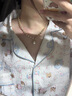 伊燦小香風滿天星仿珍珠吊墜項鏈女小眾高級感鎖骨鏈2025新款爆款頸鏈 小香風滿天星珍珠吊墜項鏈 曬單實拍圖