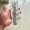 適配阿瑪尼表帶鋼帶實心原裝款蝴蝶扣男表鏈女黑武士滿天星手表帶 銀色一件 接口寬度22mm 曬單實拍圖