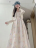 黛瓊2025夏季新款森系甜美超仙碎花氣質(zhì)吊帶連衣裙女百搭蕾絲防曬開(kāi)衫 兩件套[碎花吊帶裙+防曬開(kāi)衫] L 曬單實(shí)拍圖