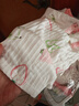 優(yōu)奇寶寶夏季套裝嬰兒夏裝空調(diào)服長袖衣服薄款分體兩件套睡衣家居內(nèi)衣 【薄，后背網(wǎng)眼】草莓粉 100 曬單實(shí)拍圖