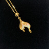 周大生復(fù)購(gòu)補(bǔ)貼黃金吊墜女足美人魚(yú)魚(yú)尾硬金掛墜送女友生日禮物 1.2g 曬單實(shí)拍圖