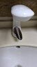 摩豪（Mohao）白色全銅家用冷熱水龍頭洗臉盆衛(wèi)生間洗手盆藝術(shù)盆臺(tái)盆面盆龍頭 星弧爾龍頭-白銀色 曬單實(shí)拍圖