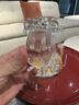 VINOS白酒杯套裝家用小酒杯子高檔水晶玻璃分酒器套裝10壺10杯酒杯酒具 6壺6杯+金箔杯架【禮盒】 曬單實拍圖