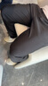 名創(chuàng)優(yōu)品（MINISO）涼感冰絲褲子男夏季新款舒適透氣顯高顯瘦直筒休閑褲 黑 3XL 曬單實(shí)拍圖