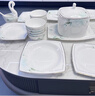 康琴（KANGQIN） 浪漫遇見餐具輕奢碗碟套裝ins風(fēng)陶瓷面碗湯碗高顏值喬遷禮品餐具 浪漫遇見60件套配湯煲 曬單實拍圖