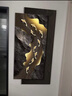 意識形態(tài)九魚圖玄關(guān)裝飾畫現(xiàn)代輕奢入戶正對門掛畫走廊過道背景墻壁畫帶燈 G7563九魚追月 總40*80(上30*65+下30*80) 雙層立體水晶面 【無燈款】高清UV精雕+晶瓷防刮 曬單實拍圖