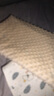 無印良品A類母嬰級全棉皺皺紗豆豆絨毯子 兒童安撫毛毯午睡蓋毯100*120cm 曬單實(shí)拍圖