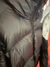 天石鵝鎧甲800蓬95%白鵝絨羽絨服男士運動女加厚東北嚴寒2.0新品G303 黑色 （2.0版男女同款） XL (180/100A) 曬單實拍圖