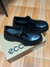 愛步（ECCO）樂福鞋女 2025新款英倫風牛皮厚底增高單鞋女 蹤跡220763 黑色22076301001 38 曬單實拍圖