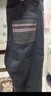 MELROSEMOOD天絲牛仔褲女夏季薄款2025小個子女裝高腰冰絲垂感窄版直筒闊腿褲 黑色  （長褲） M 曬單實拍圖