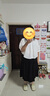 TBRKTBRK品牌女裝 燈籠袖全棉短袖襯衫女夏新款寬松通勤休閑遮肉襯衣 白色短袖 XL 曬單實拍圖