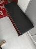 米客米家（MIKEMIJIA）鞋柜換鞋凳子家用門口簡易置物架出租屋用多層鞋子收納架可坐鞋柜 三層胡桃色-皮質坐墊|80*32*52CM 曬單實拍圖