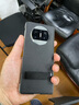 ESCASE 華為MateX3手機殼帶支架折疊屏保護套huawei防摔真牛皮手機商務(wù)皮套簡(jiǎn)約翻蓋折疊下蓋典雅黑 曬單實(shí)拍圖