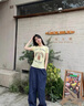 棉致冰絲速干工裝褲子女夏季薄款2025寬松顯瘦垂感束腳防曬運動闊腿褲 藏青色 常規(guī)款 L 106-120斤 曬單實拍圖